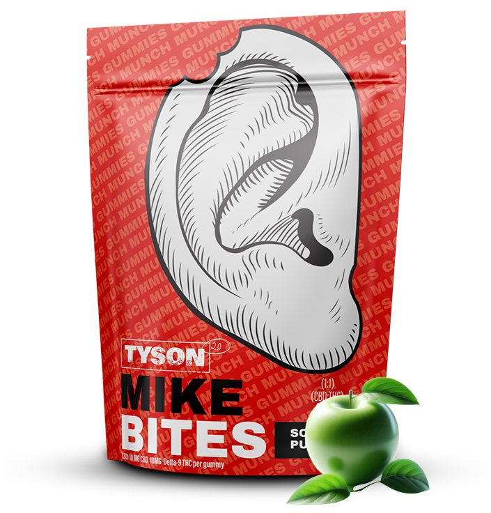 Mike Bites Sour Apple Punch D9 Gummies (10ct)