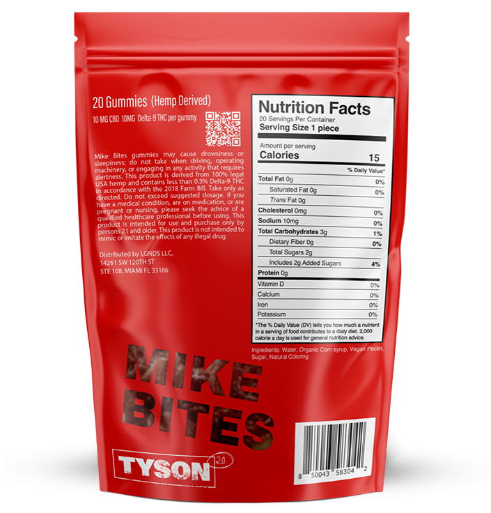 Black Eye Berry 1:1 Full Spectrum Δ9 Gummies (20-ct)